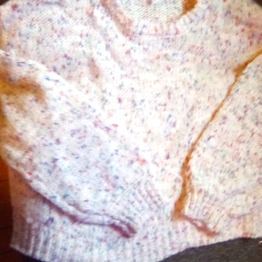 NWOT Cupcakes And Cashmere Confetti Cropped Super Soft And Stretchy Sweater